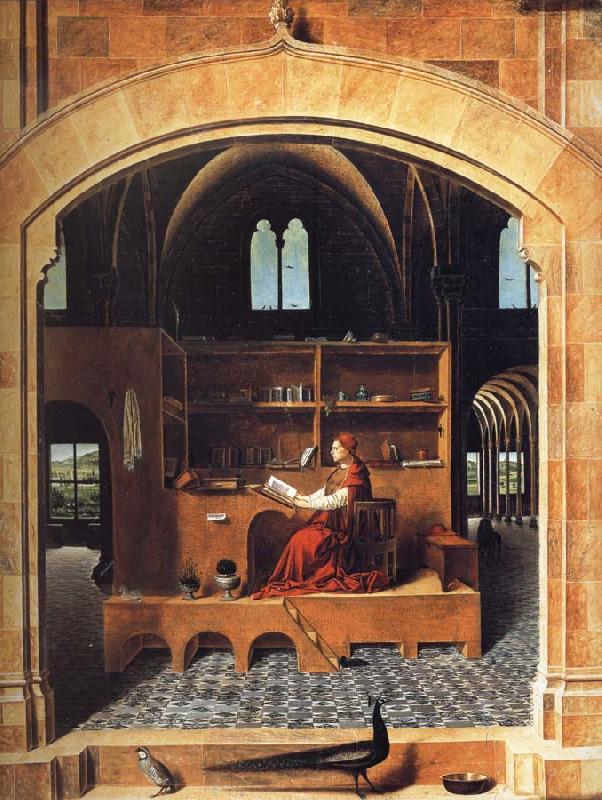 Antonello da Messina Saint Jerome in His Study oil painting picture
